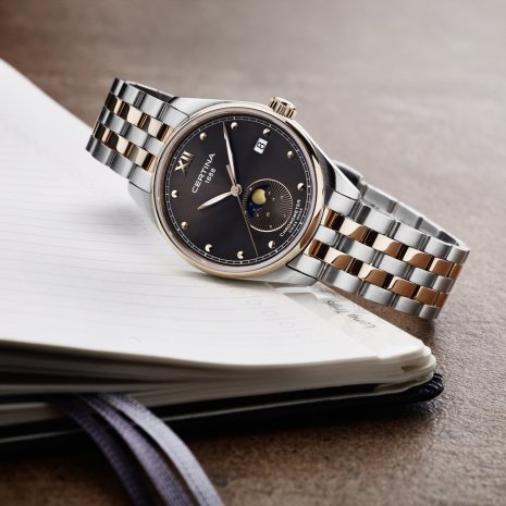 Ladies moonphase watch with date  Certina