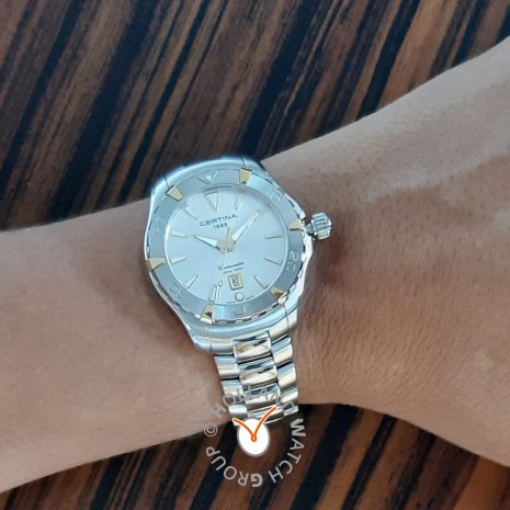 Extremely waterresistant ladies watch  Certina