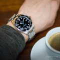 Swiss made automatic diving watch with day-date  Certina