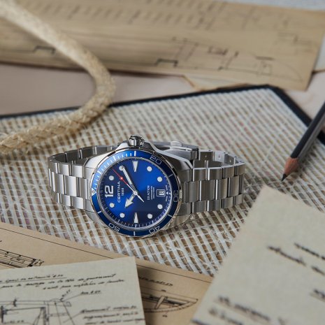 Certina watch silver
