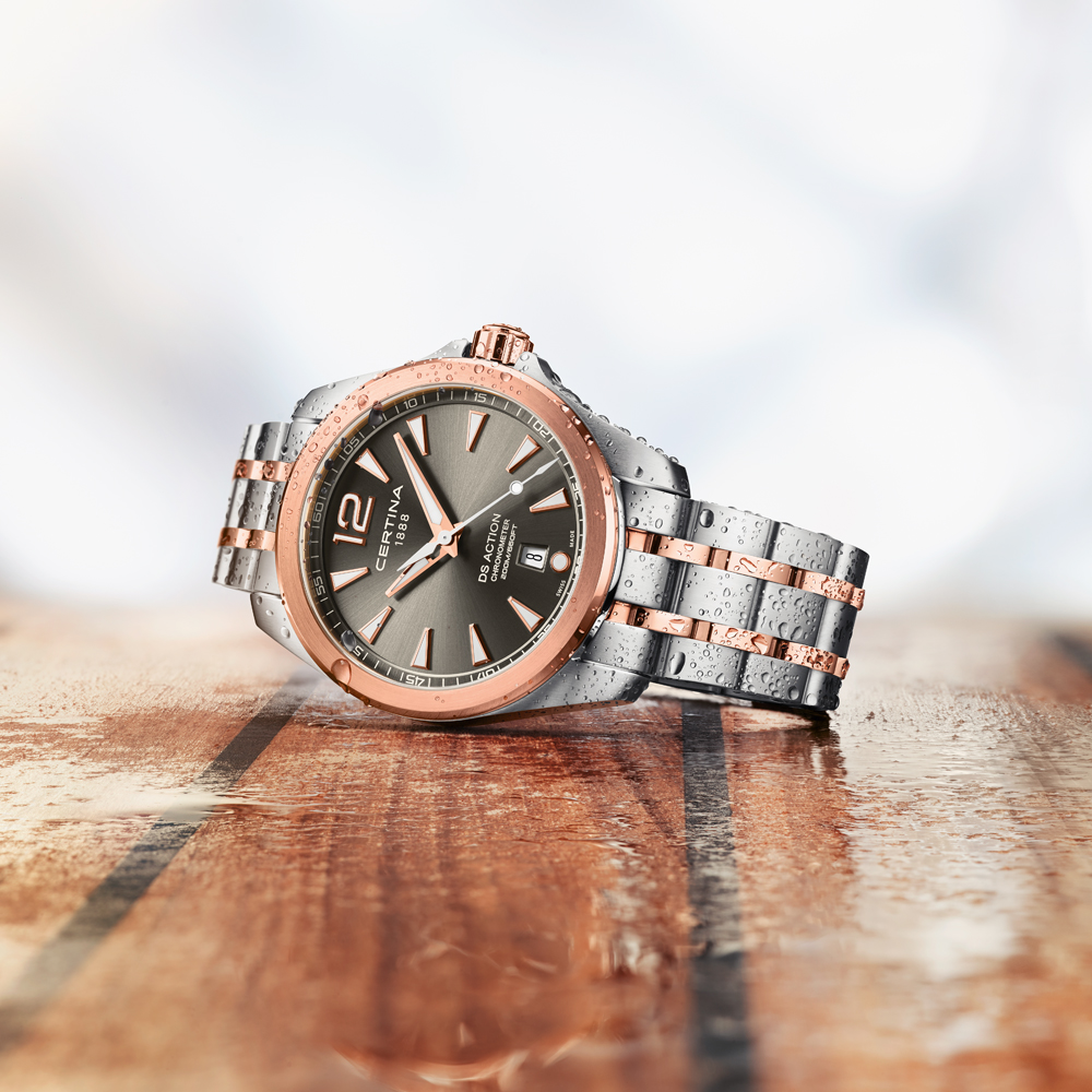 certina rose gold