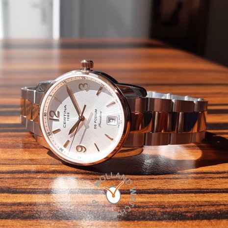 Swiss ladies quartz watch with date  Certina