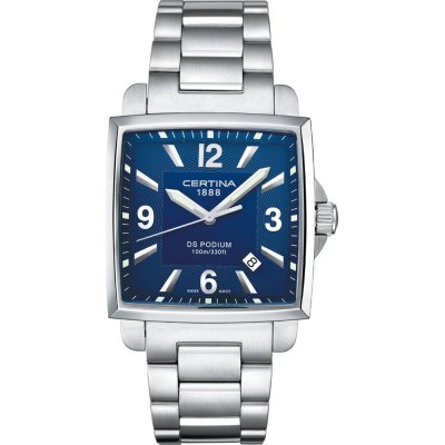 Certina C0015101104700 Ds Podium Square Watch