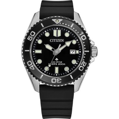 CITIZEN AUTOMATIC DIVER'S 200M 蓄光 Citizen Marine BN0168-06L Watch • EAN: 4974374330734