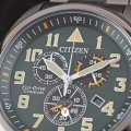 Classic solar powered military titanium chronograph Spring Summer Collection Citizen