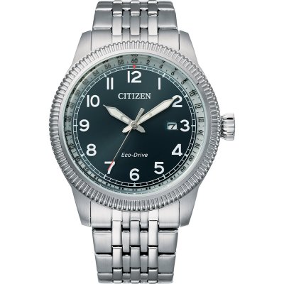 Citizen Sport BM7480-81L Eco-Drive retro style watch Watch