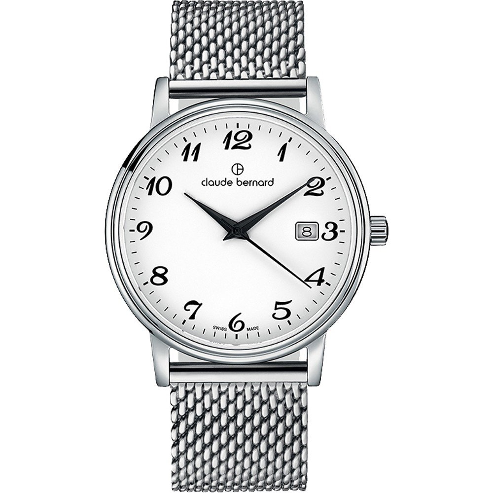 Claude Bernard 53007-3M-BB Classic Horloge
