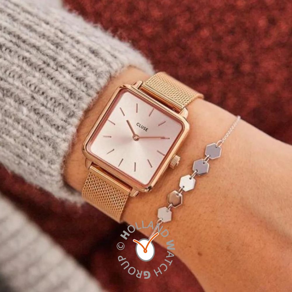 rose gold cluse watch