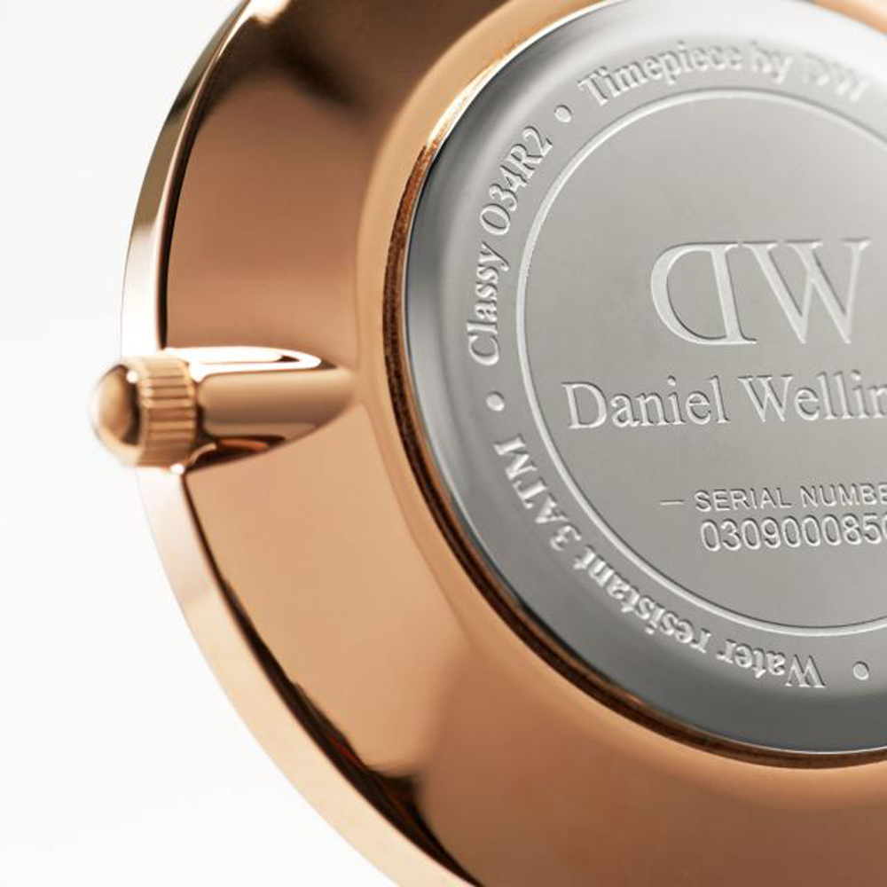 daniel wellington 手表 玫瑰金
