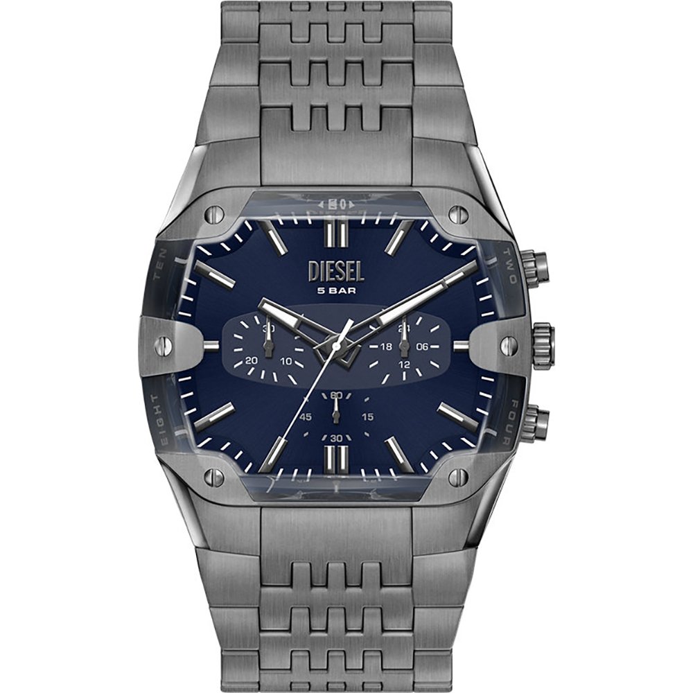 Diesel XL DZ4717 Spiked Cushion Watch • EAN: 4064092399769