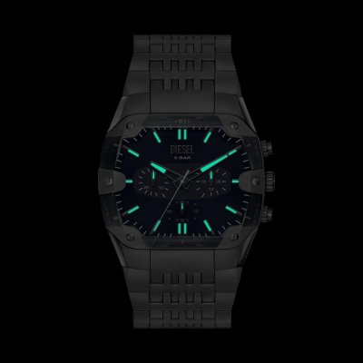 Diesel XL DZ4717 Spiked Cushion Watch • EAN: 4064092399769