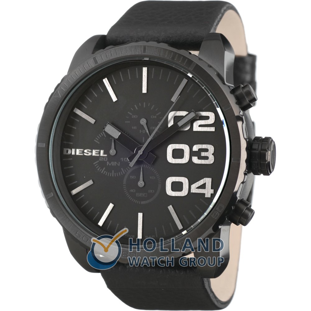 Diesel DZ4216 Franchise -51 Black Leather Watch