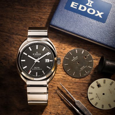 Edox Delfin 80143-3M-NIN Delfin 1961 Set Watch • EAN