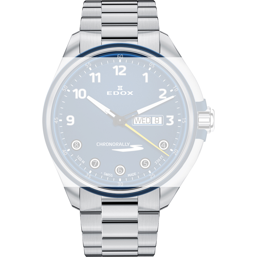 Edox A84301-3BUM-BUBG Chronorally-S Horlogeband