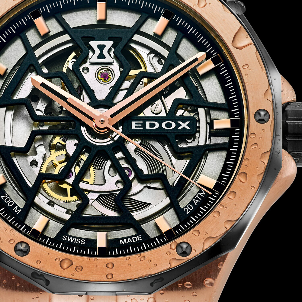 edox skeleton watch