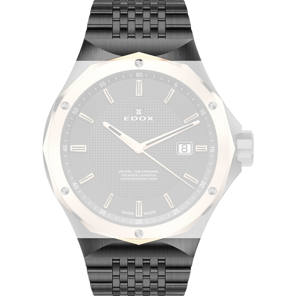 Edox A53005-37GRM-GIR Delfin Horlogeband