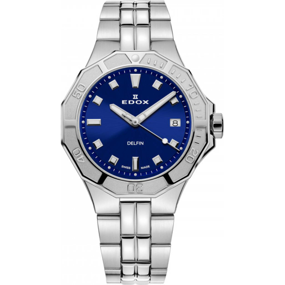 Edox Delfin 53020-3M-BUN Delfin Diver Horloge