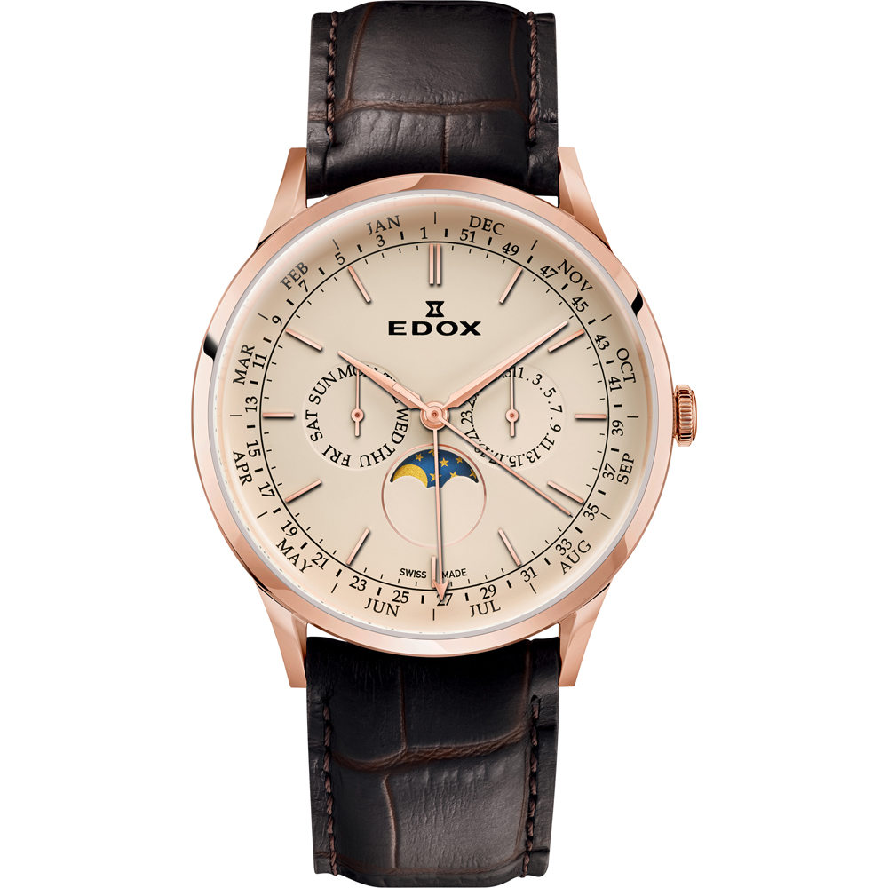 Montre Edox Les Vauberts 40101-37RC-BEIR