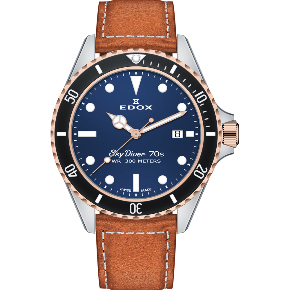 Edox Skydiver 53017-357RNC-BUI Watch