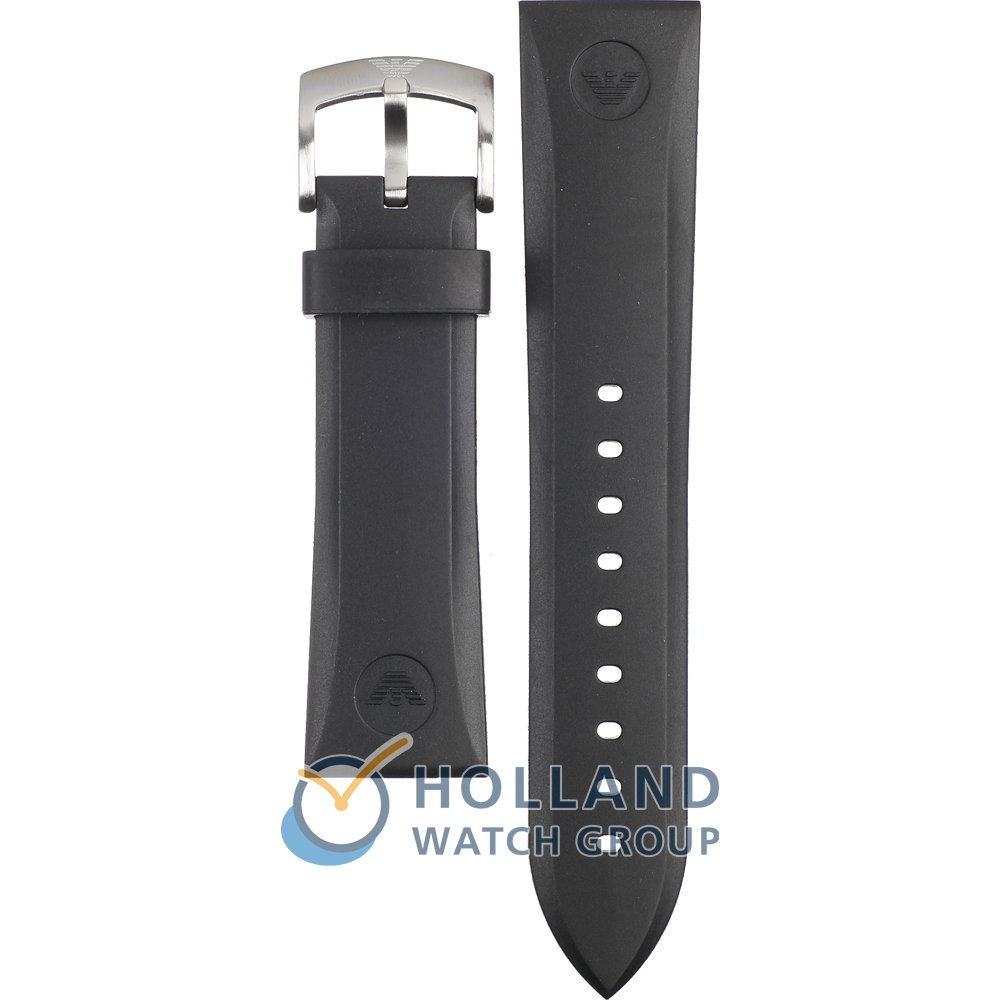 armani rubber strap