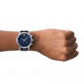 Blue chronograph with date Spring Summer Collection Emporio Armani