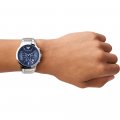 Steel & blue Chronograph with Date Fall Winter Collection Emporio Armani