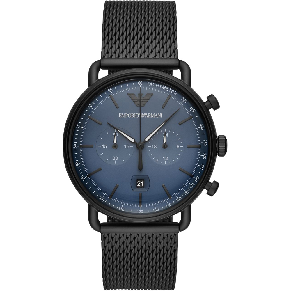 emporio armani stainless steel back water resistant
