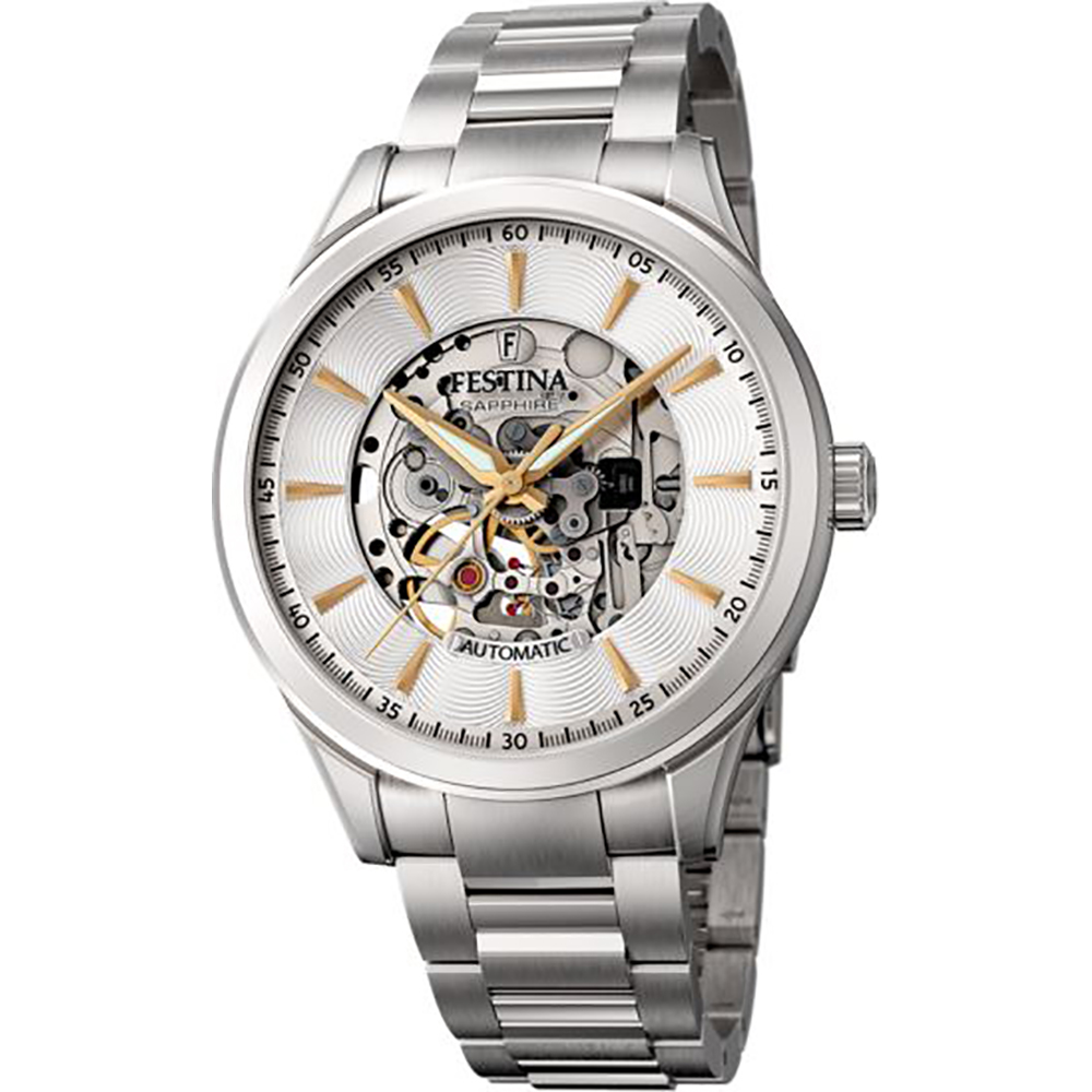 Festina F20536/2 Skeleton Watch