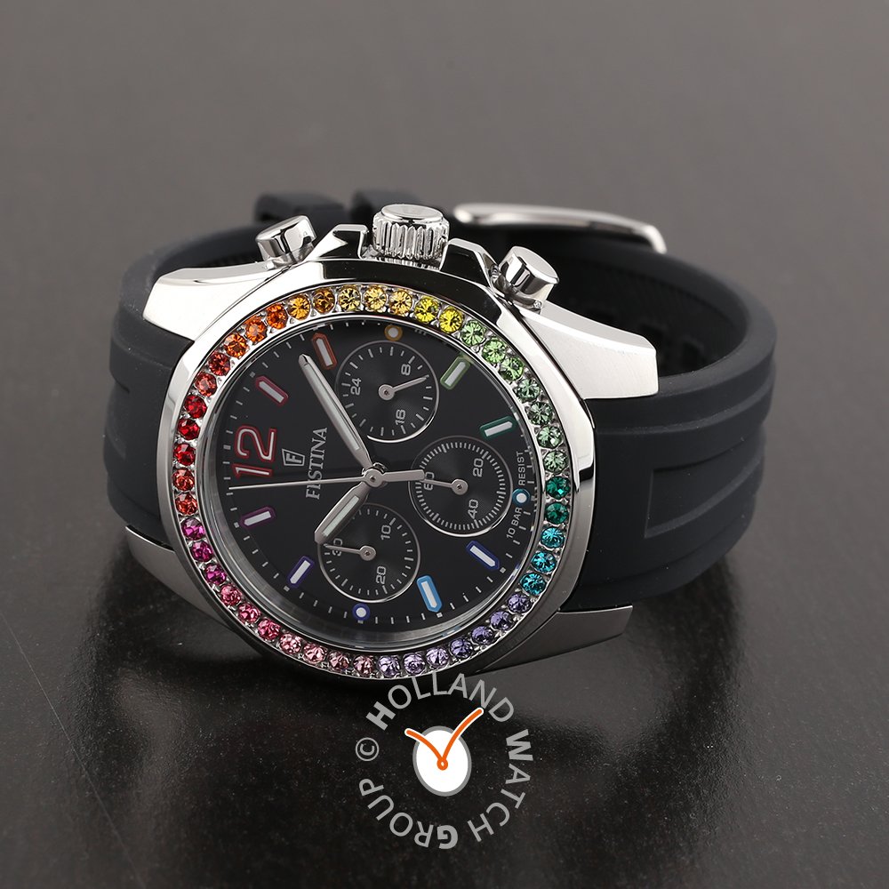 RELOJ FESTINA F20623/1 BLANCO CORREA DE ACERO INOXIDABLE 316L, HOMBRE