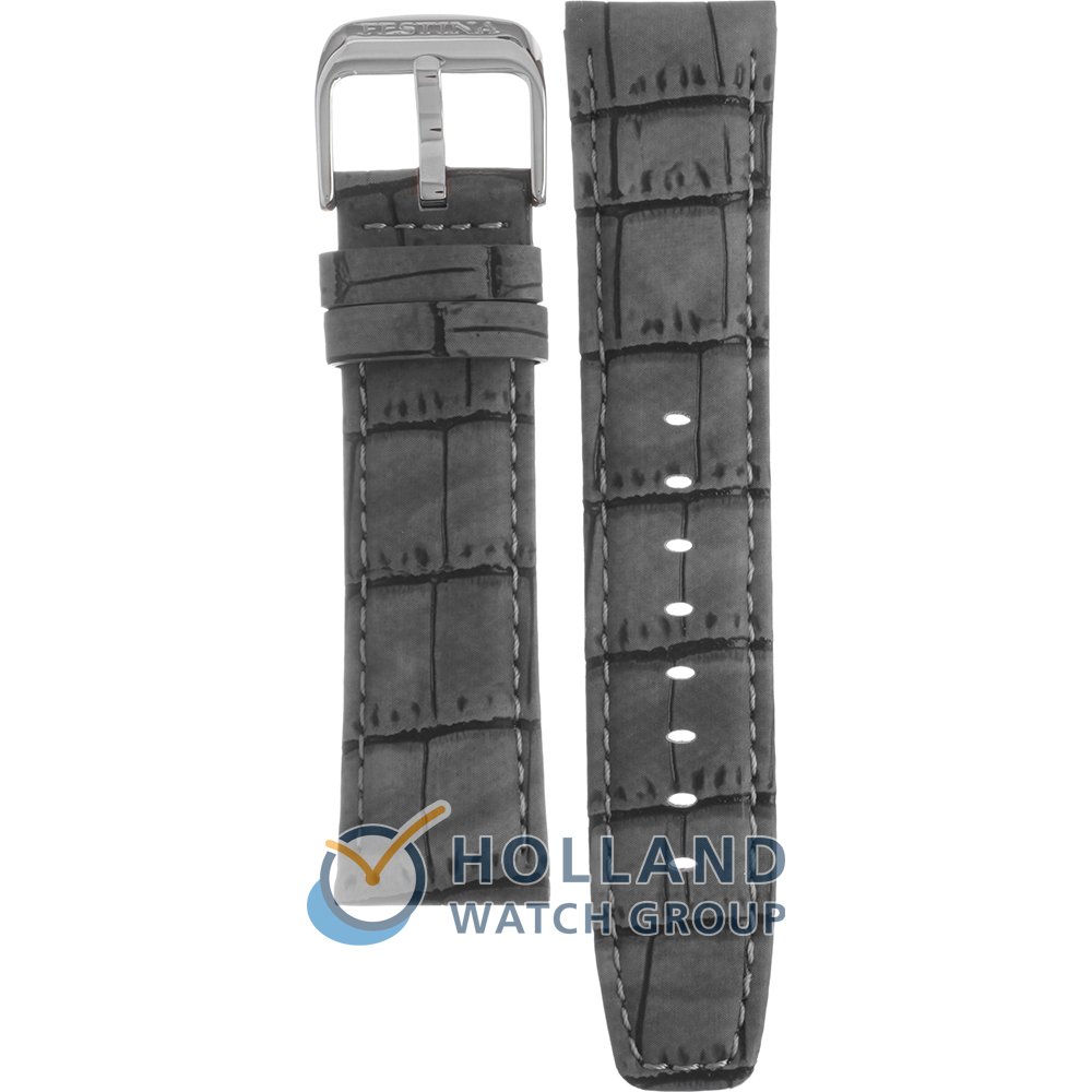 Festina Uhrband Ersatzband  F16573/4 Leder braun 23 mm Band Strap F 16573