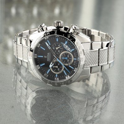 Festina Orologio Analogico Uomo F20600/3 – Design Elegante In Argento Con Bracciale