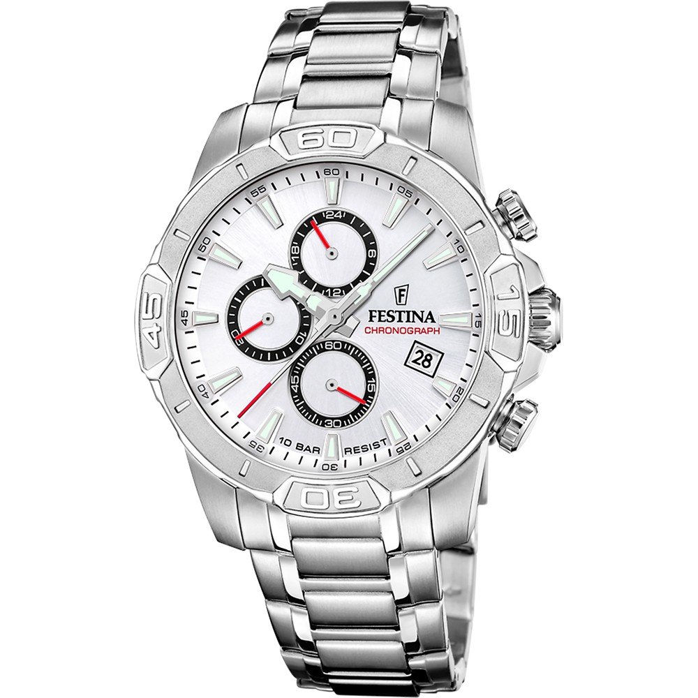 Orologio Da Uomo Festina Classic In Acciaio Inossidabile Con Quadrante Grigio Al Quarzo F20707 3