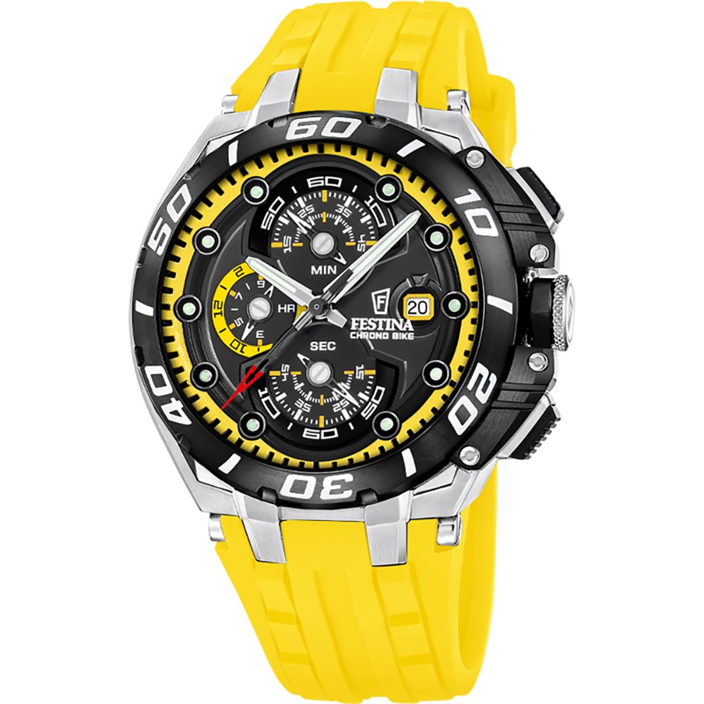 【希少】フェスティナ FESTINA クロノバイク ツールドフランス イエロー festina-f207555-chrono-bike-