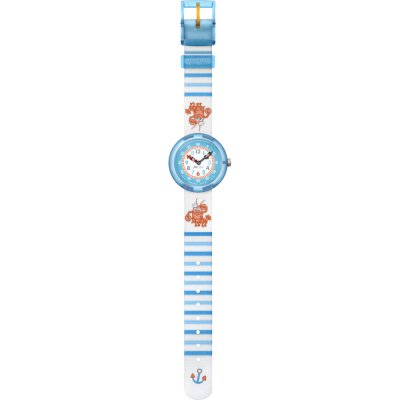 Flik Flak 3+ Story Time FBNP089 Lobster Stripe Watch