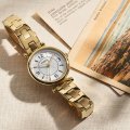Gold toned stainless steel quartz watch Spring Summer Collection Fossil