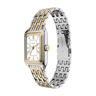 Orologio Cronografo Fossil FS5766, Acciaio Argento, Quadrante Nero, Cassa 46mm, Bracciale 21cm, 10 ATM