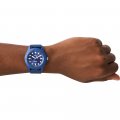 Blue solar watch made from recycled #Tide ocean material Spring Summer Collection Fossil