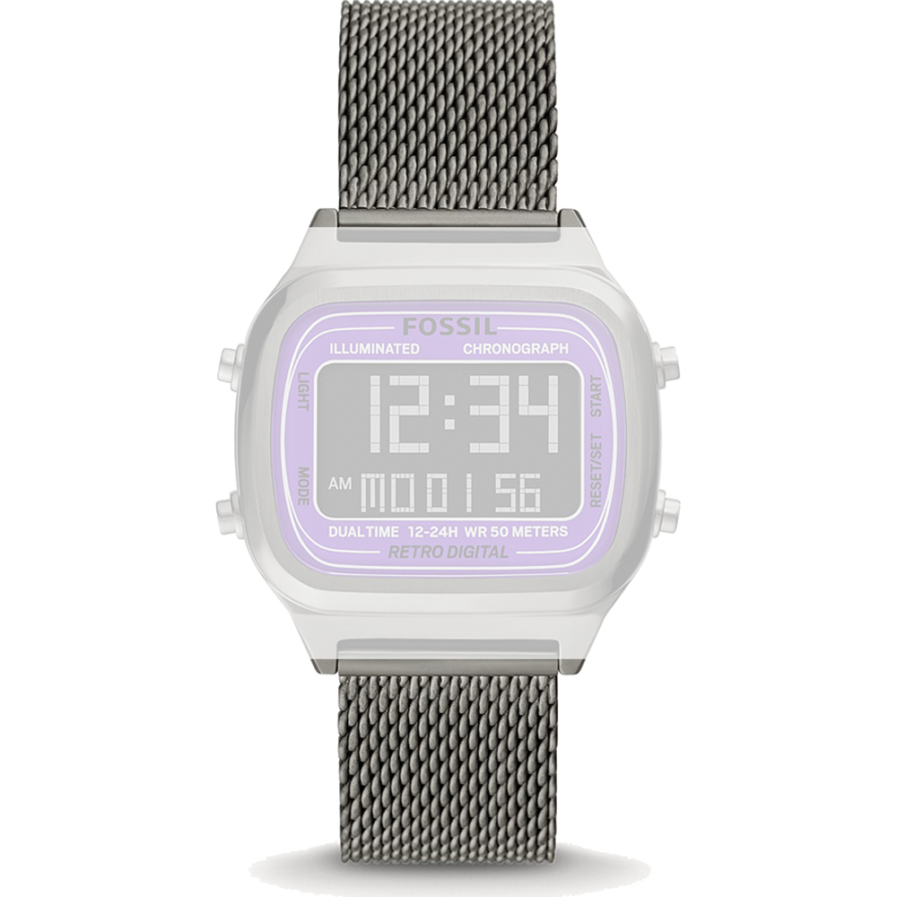 Fossil AFS5888 Strap - FS5888 Retro Digital