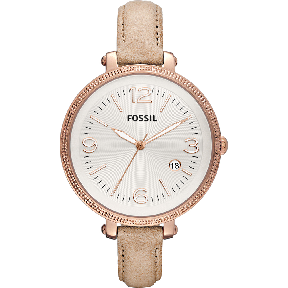 Fossil Watch Time 3 hands Heather Big ES3133