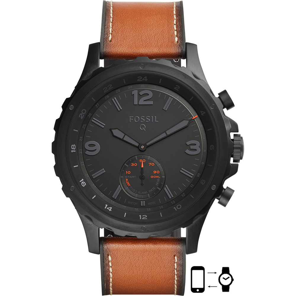 Fossil Hybrid HR FTW1114 Q Nate Watch