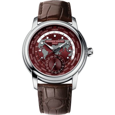Frederique Constant FC-718BRGWM4H6 Manufacture Worldtimer Watch