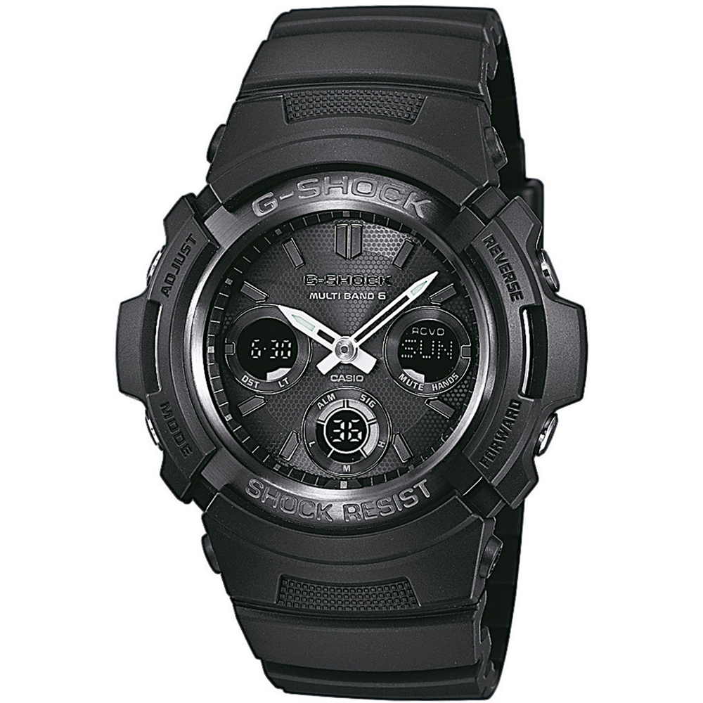 Relógio G-Shock Classic Style AWG-M100B-1AER Waveceptor