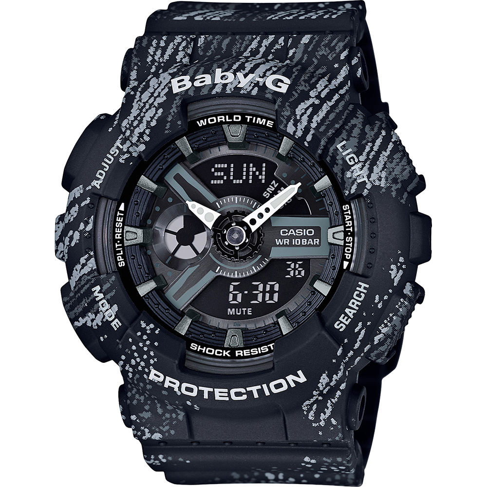G-Shock Baby-G BA-110TX-1AER Textile Colors Watch