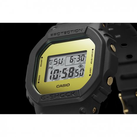 g shock square gold