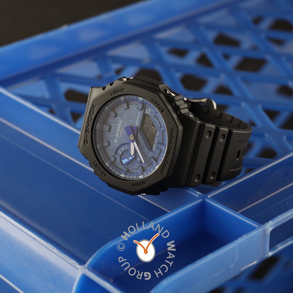 GShock GA2100BP1AER watch Carbon Core Blue Paisley