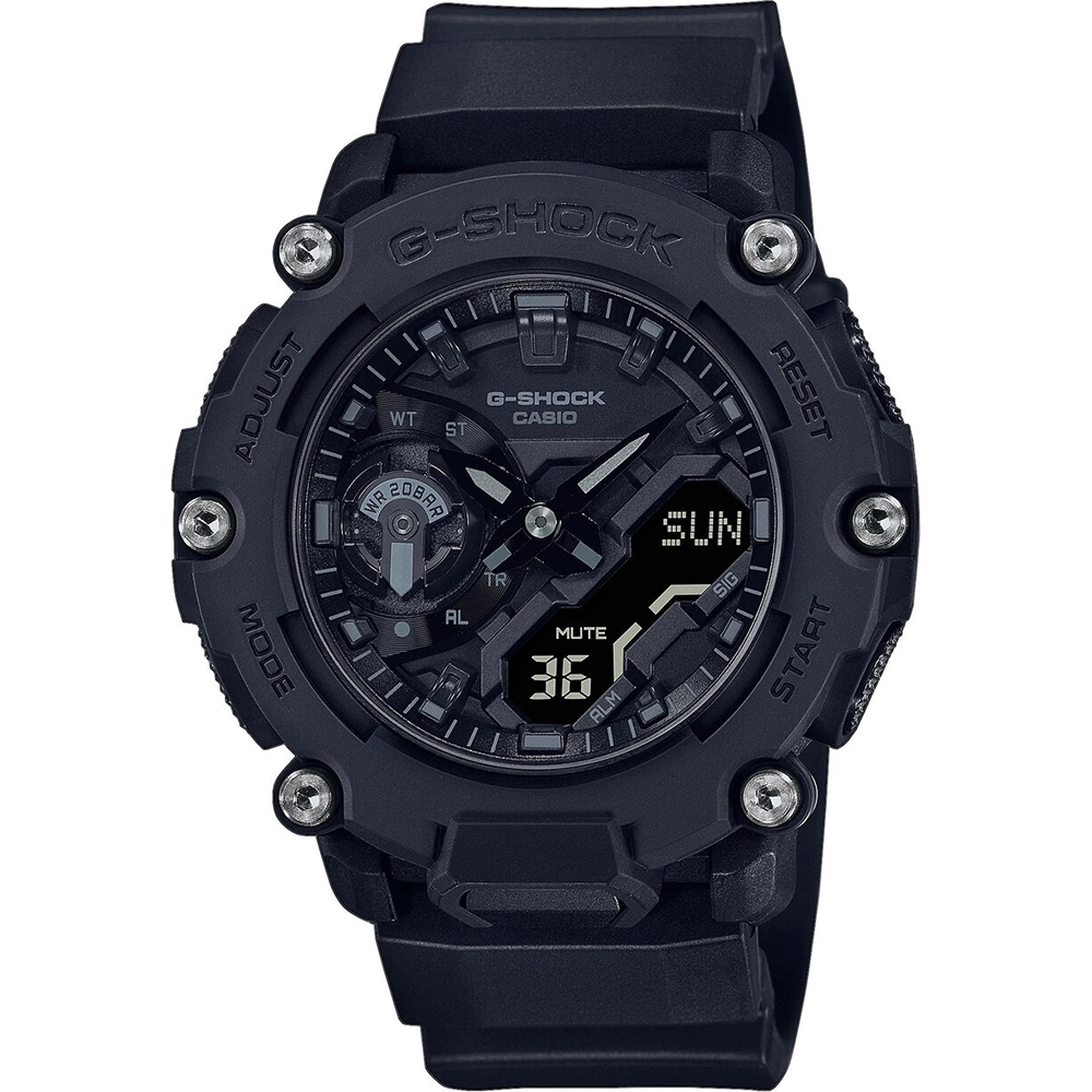 G-Shock Classic Style GA-2200BB-1AER Carbon Core Guard Watch