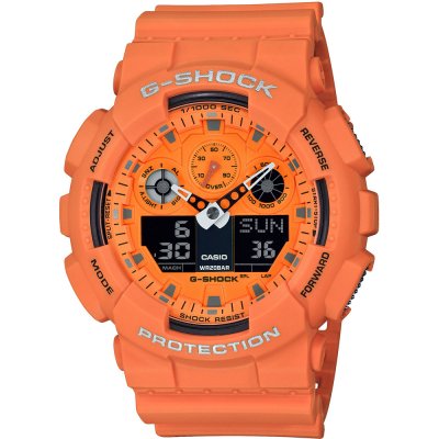 G-Shock Classic Style GA-100RS-4A Ana-Digi - Hot Rock Sounds Watch