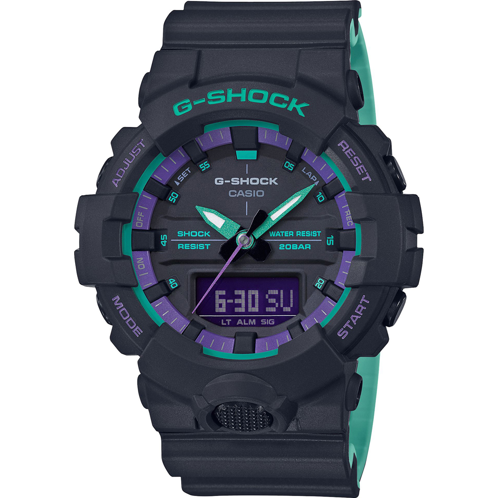 G-Shock Classic Style GA-800BL-1AER Ana-Digi - 90s Color Accent Watch
