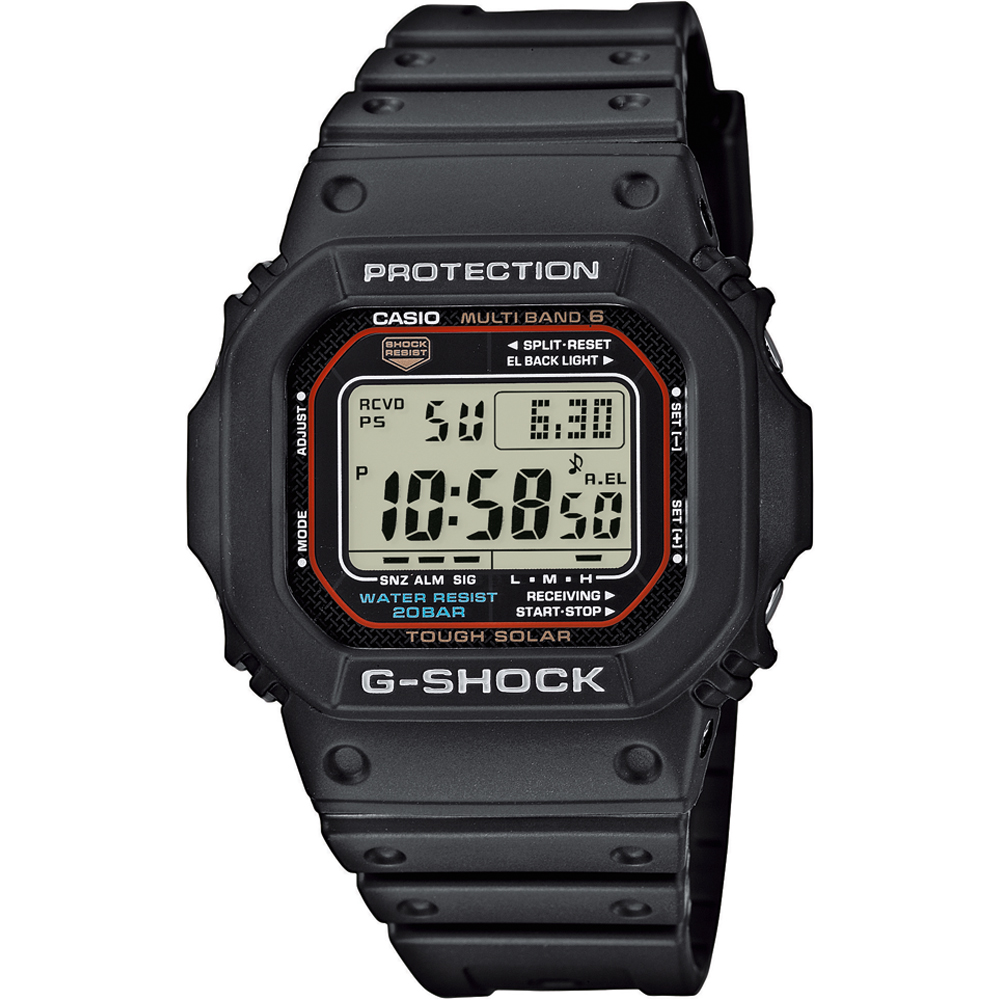 Orologio G-Shock Classic Style GW-M5610-1ER Solar Waveceptor