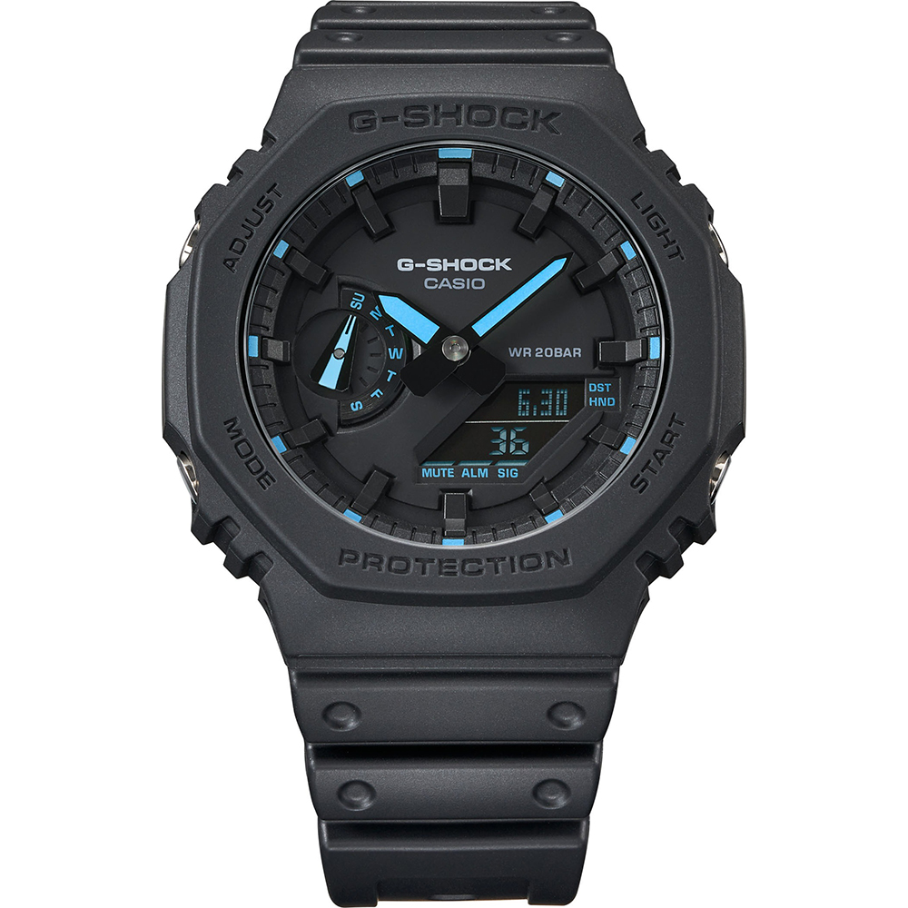 G-Shock Classic Style GA-2100-1A2ER Neon Accent Watch